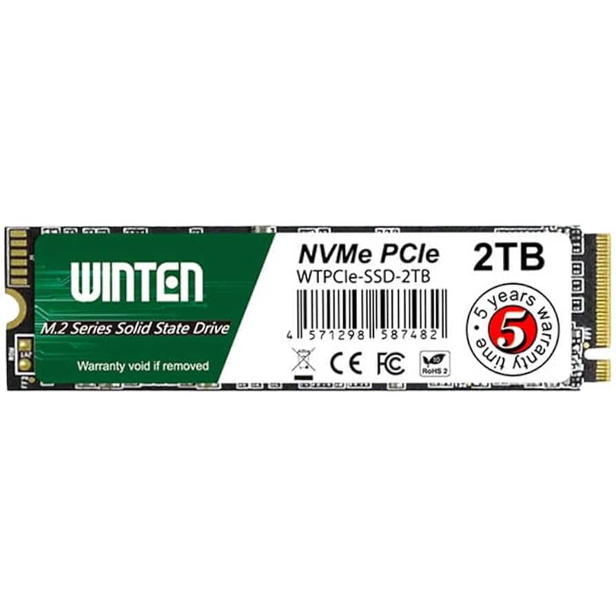 内蔵型SSD WINTEN NVMe PCIe SSD 2TB WTPCle-SSD-2TB 楽天市場】WINTEN SSD M.2 2TB【5年保証 放熱シート付